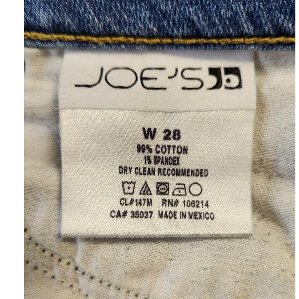 Joe's Jeans Stretch Light Wash Boot Cut Low Rise Denim Pant Jeans Size 28 - Picture 7 of 7